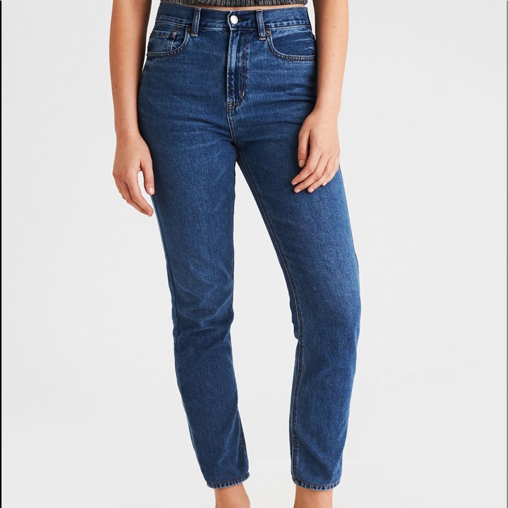 AE mom jeans size 8